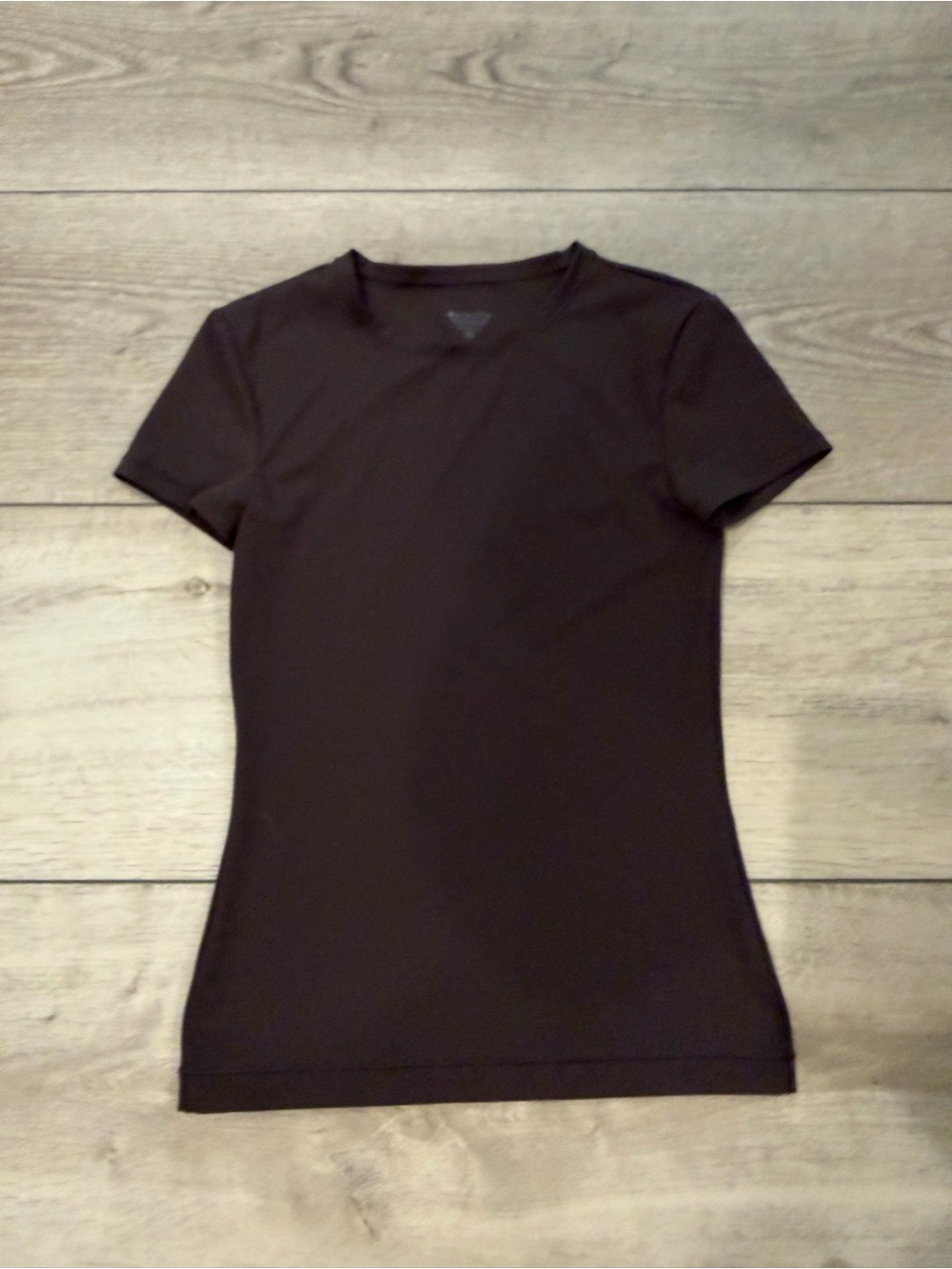 Athleta Brown Short-Sleeve Crew Tee